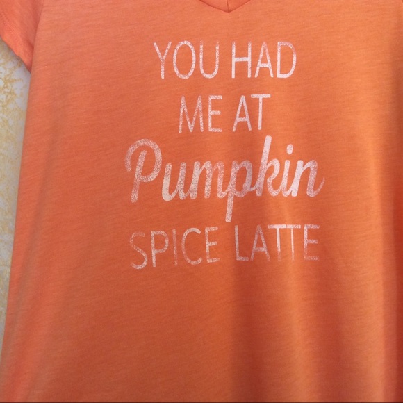 New! Pumpkin Spice Latte t-shirt - Picture 1 of 5